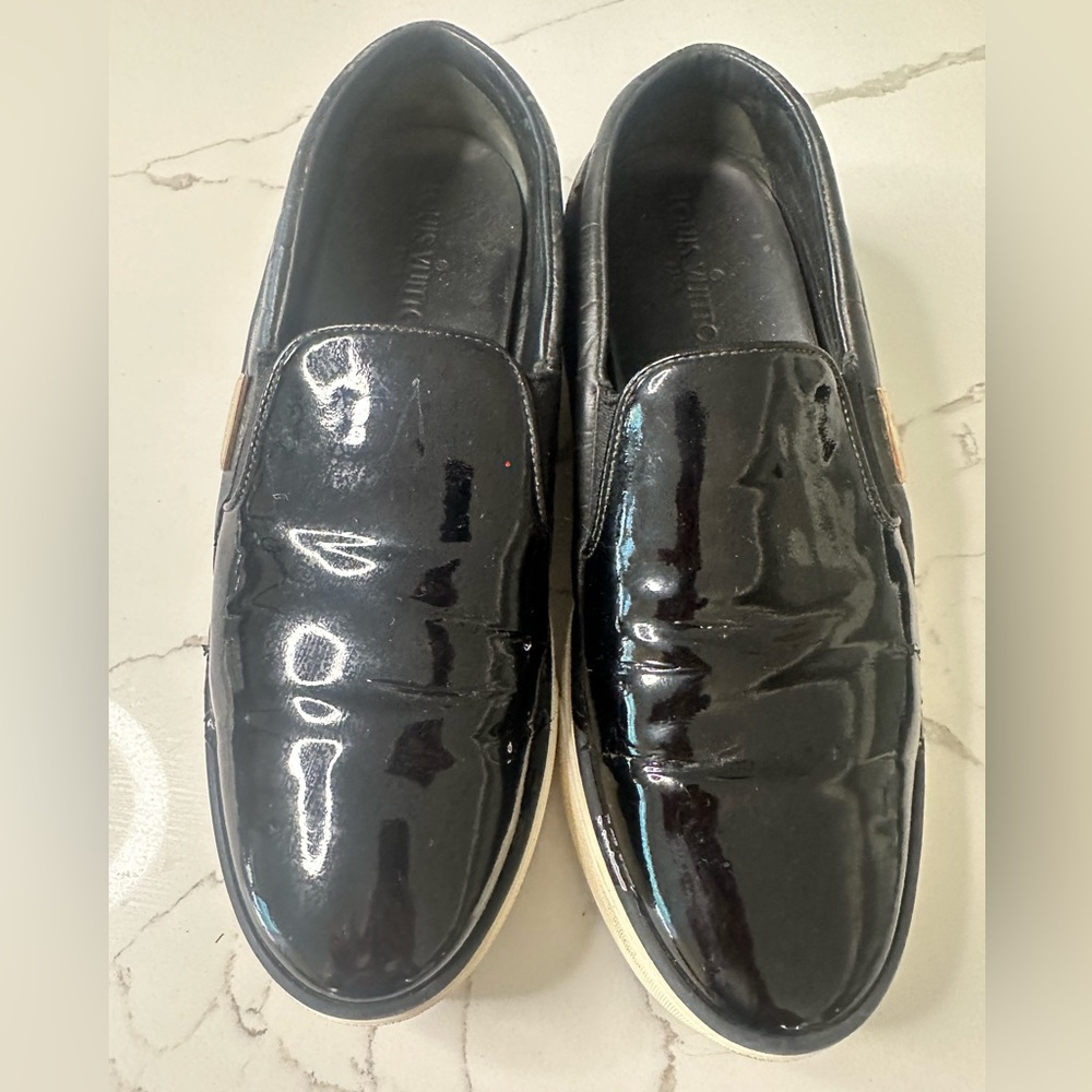 Louis Vuitton Black Patent and Leather Catwalk Sneakers